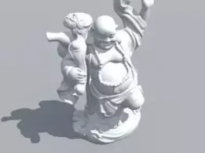 Happy Budda Free 3D model