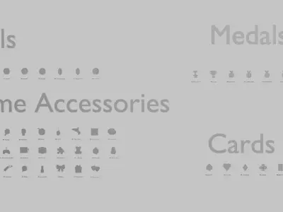 Games Emoji Pack 3D Printable 43 Unique Emojis 3D print model