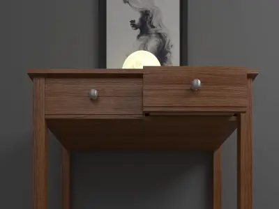 Moonlight moon lamp Free low-poly 3D model