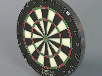 Dartboard dart board 3D model