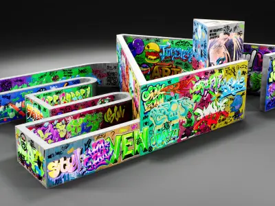 Graffiti Maker for Unreal Engine Texture