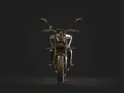 Base model Yamaha MT 09 2021 3D model