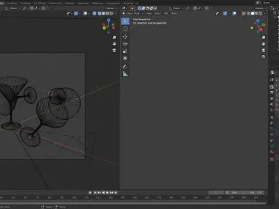 Low poly subdivision surface used martini glass model Free low-poly 3D model