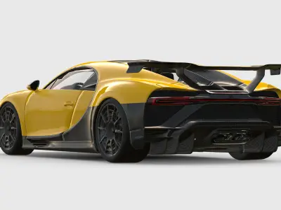 Bugatti Chiron Pur Sport 3D model