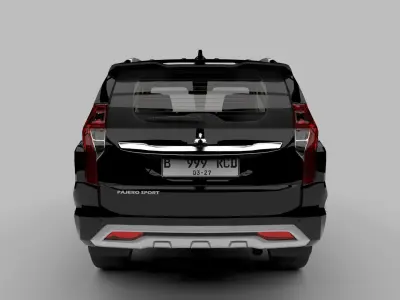 MITSUBISHI PAJERO SPORT EXCEED 2022 3D model