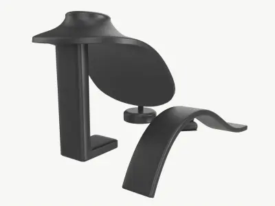 Leather Jewelry Display Stands 3D model