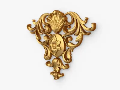 Classic decor ornament 287 3D model