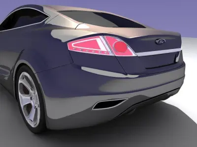Concept car 3D model 5
