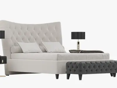 BERENICE Bed By Opera Contemporary 3D model