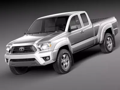 Toyota Tacoma Access Cab 2012 3D Model 3D model