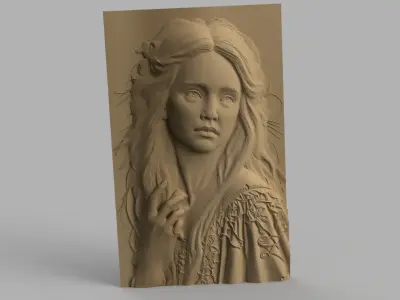 Decorative Bas-Relief Wall Art Collection 3D print model