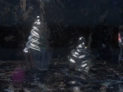 Four Vases 3D model