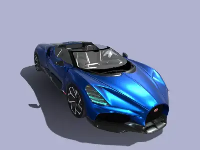 Bugatti mistral 3D model