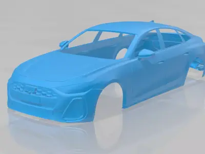 Audi A5 2025 - Body Car STL Model 3D print model