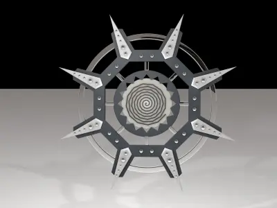 Sci Fi Wall Art 002 Free 3D model