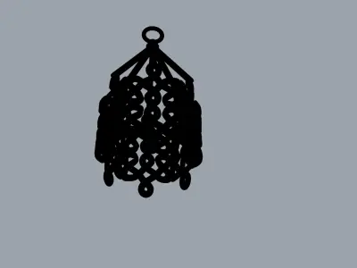 Celtic Knot hanging Decoration 3D print model
