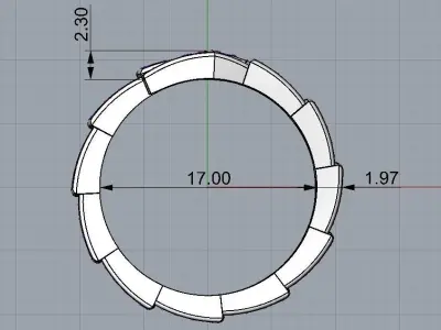 Ring 001 3D print model purchase