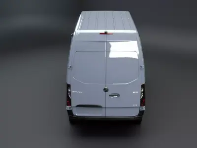 Mercedes Sprinter 4x4 US spec Low-poly 3D model