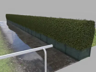 Racecourse Construction Kit Add-on Pack Low-poly 3D model