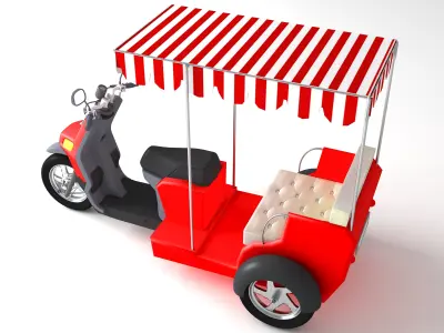Motorickshaw  3D model