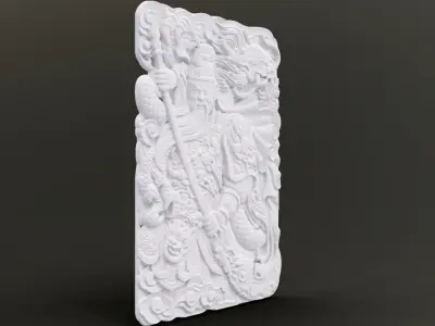 Warrior Relief 3D print model