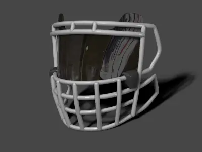 Oakley Visor and Facemask II for NFL Riddell  Speed helmet 3D print model