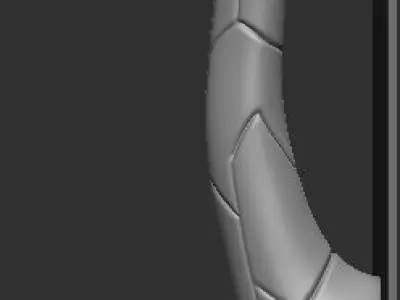 Giraffe bust lamp 3D model