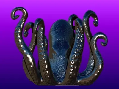 Octopus Mug Hanger or holder 3D print model
