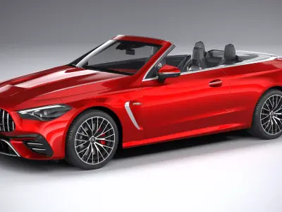 Mercedes-Benz CLE53 AMG Cabriolet 2025 3D model