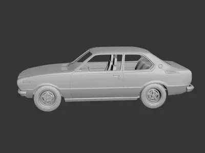 Toyota Corolla 1975 2 Door 3D print model