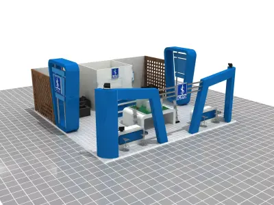 Company Exhibition Stand 04 3D model