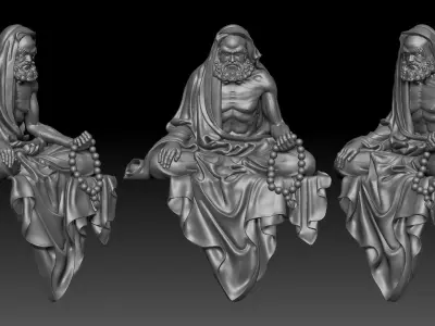Bodhidharma  3D print model