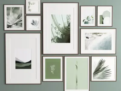 Art Frame 308 Low-poly 3D model