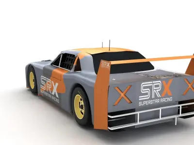SRX 2022 Superstar Racing Experience Series Race Car Low-poly 3D model