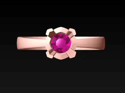 Diamond Ring - Womens Rings - N717809 3D print model