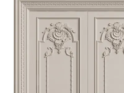Classic Doors 03 3D model
