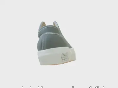 Self-Cleaning Casual Sneaker Model Low-poly 3D model