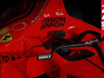 BEST FORMULA 1 RACE CAR Low-poly 3D model