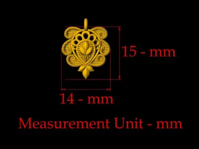Designer Matt Pendant - 0101 3D print model