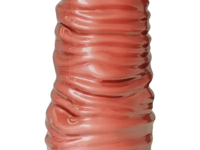 WAVY CERAMIC VASE X COLLAGERIE 3D model