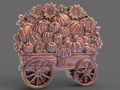 vegetables 3dmodel cnc 3D print model