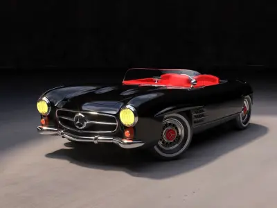 Mercedes Benz 300 SL  3D model