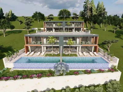 Twin villa ARCHiTECTURAL PROJECT 3D model