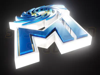 Mumbai Indians logo - Cinematic - 3D print 3D model