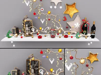 Christmas decor vol 2 3D model