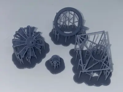 Radial engine PZL-3S for PZL-106A Kruk 3D print model