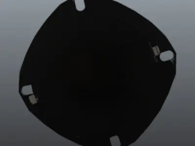 Massive T40 Series Bullet Titanium Tweeter Free low-poly 3D model