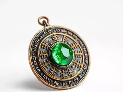 Ancient Bronze Amulet model pack Low-poly 3D model