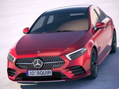 Mercedes-Benz A-Class L Sedan CN 2019 3D model