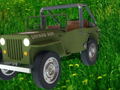 Wilis Jeep 3D model